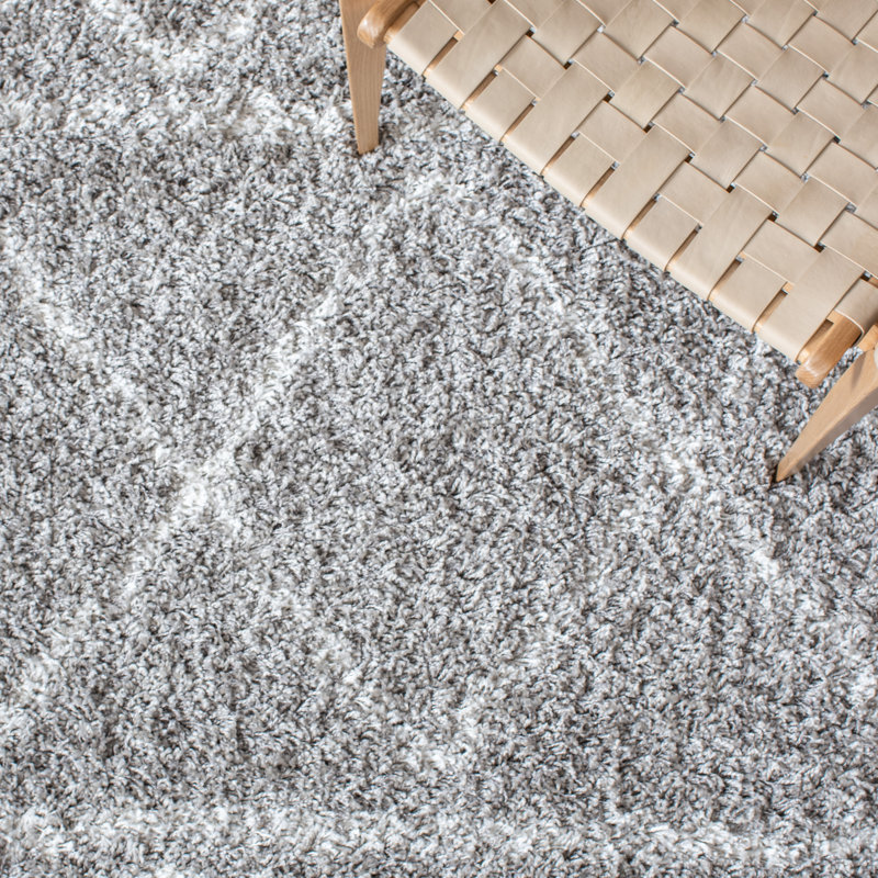 Gillard Pro Lux Shag 400 Performance Southwestern Rug, Runner 2' x 8'