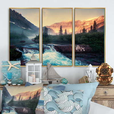 " Glacier National Park Montana " 3 - Pieces