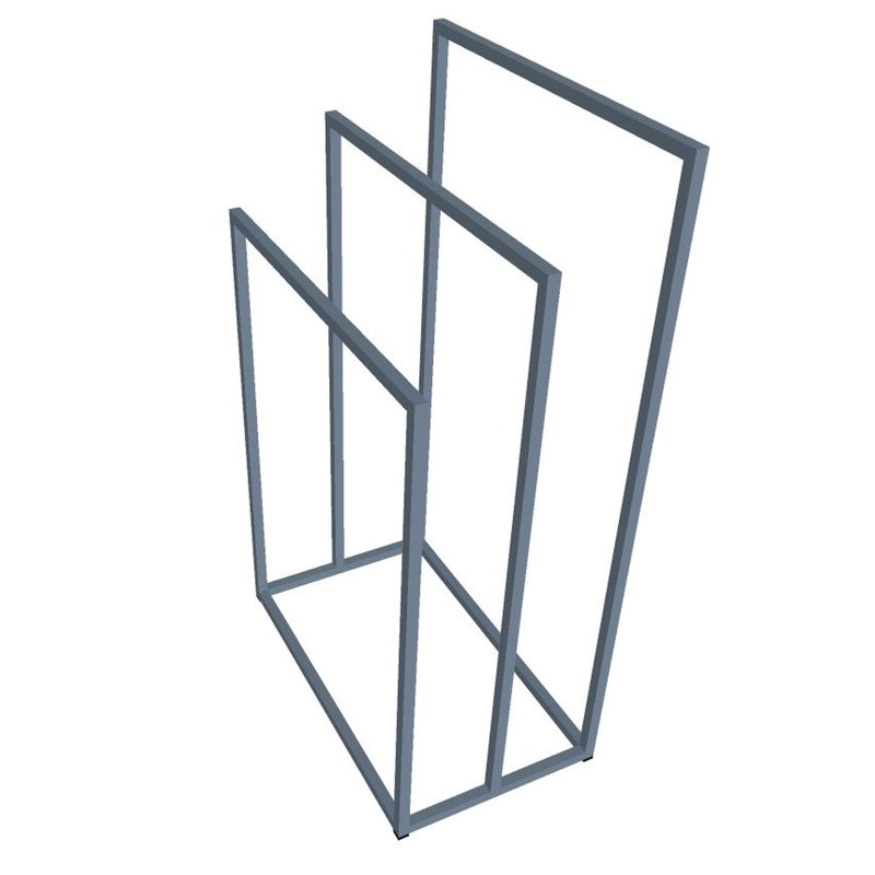 Honore 3 Freestanding Towel Stand, Grey