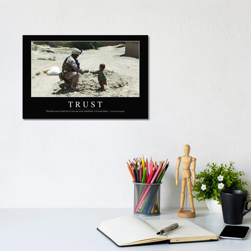 Trust by Stocktrek Images - Wrapped Canvas Print, 20.32 cm H x 30.48 cm W