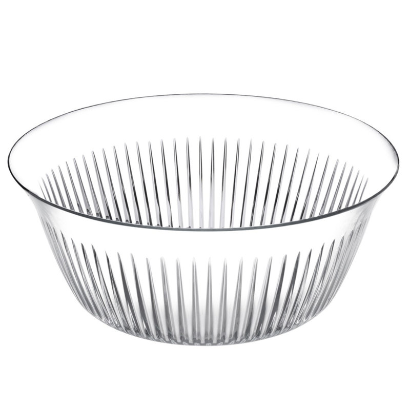 17 Stories Tayvian Glass Salad Bowl