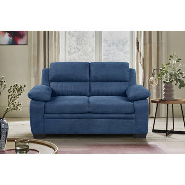 Serta at Home Serta Palisades Upholstered Tool-Free Assembly Square Arm 61  Loveseat for Living Room & Reviews