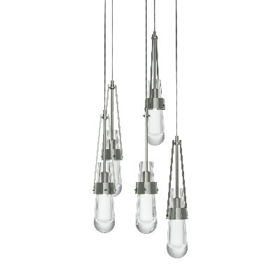 Luminaire suspendu 5 lumières Link