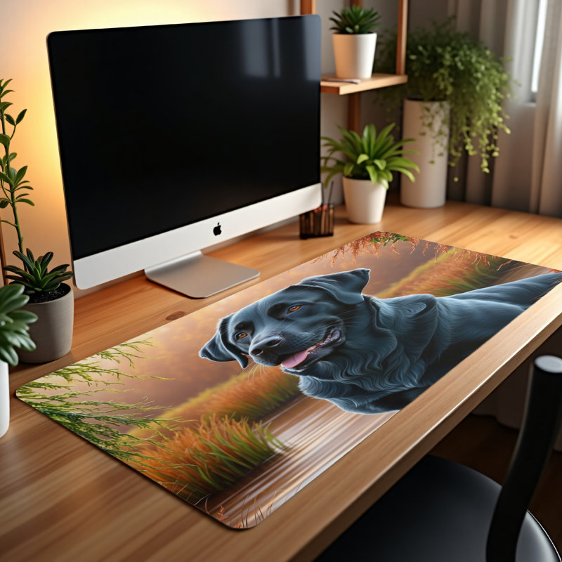 Polyester Desk Pad, 14.4x12.1