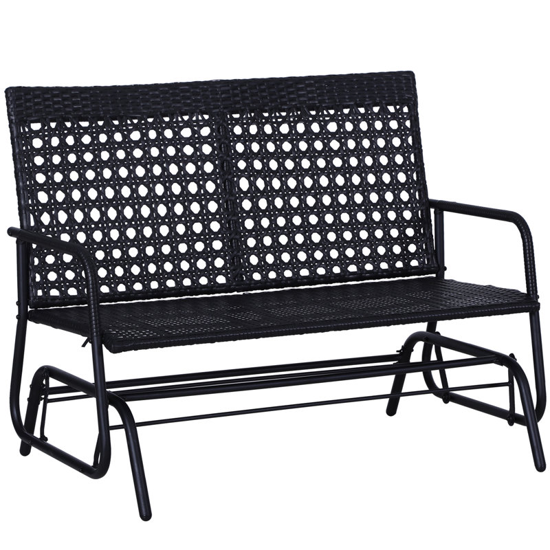 Rattan Glider Bench