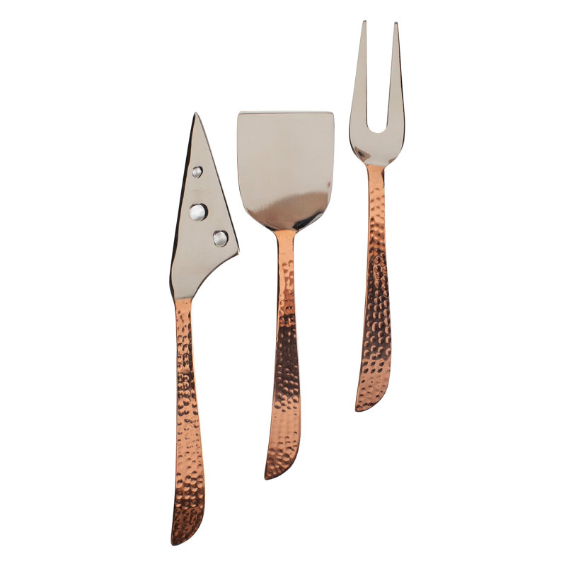 Hammered Handle Cheese Servers