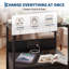 33 cm W Iron Bedside Table-2138807296