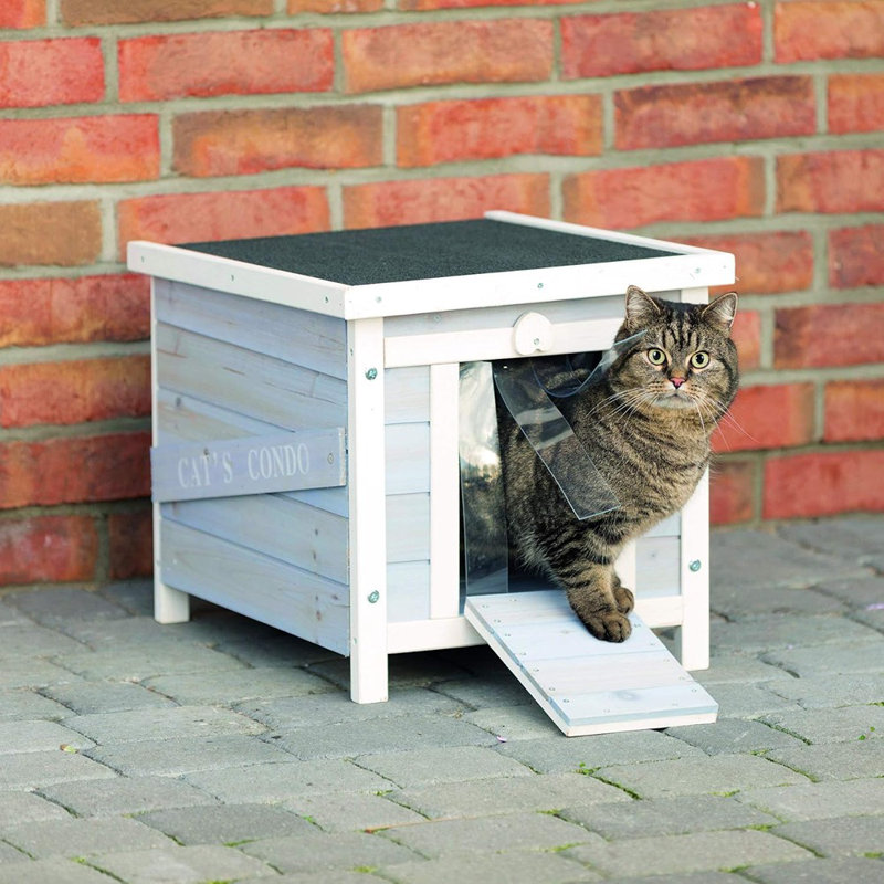 Petite maisonnette d'extérieur pour chat