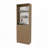 5-Shelf Bookcase with Open Storage and 2 Doors-2143068