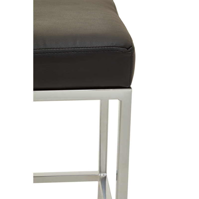 Jisu Upholstered Counter Stool with Metal Frame