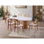 Ferro Beech Oval Dining Table-105634091-105634092