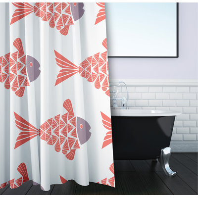 Rideau de douche simple en polyester Grand Ridge