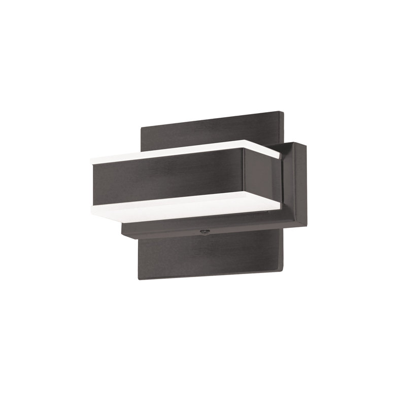 Viola 1 Light LED Wall Vanity Light, Black