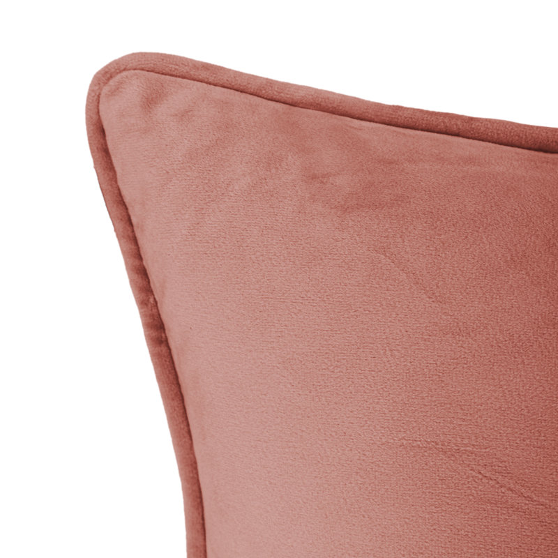 Velvet Reversible Throw Pillow, Blush, 24" x 24"