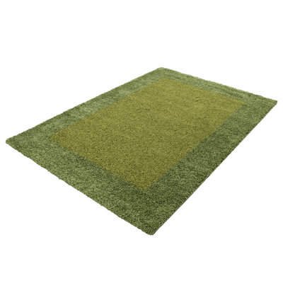 Riam Solid Colour Shag Area Rug
