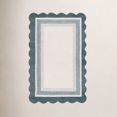 Hand-Tufted Wool Striped Outdoor Rug