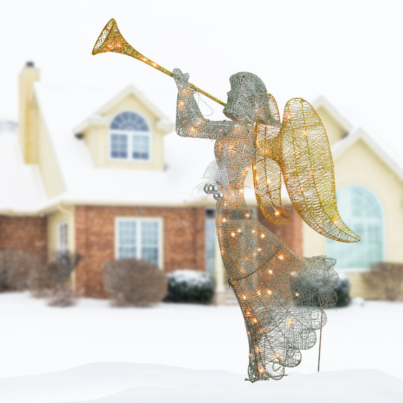 Lighted Angel Christmas Yard Display