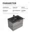 Meuble-lavabo flottant avec lavabo, meuble-lavabo de salle de bain avec cuve à quartz-2043944174