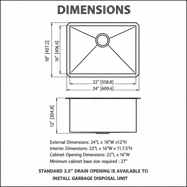 Dimensions du produit