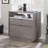 Lateral File with Two Drawers, Medium Gray finish
