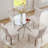 Keyari 4 - Person Pedestal Dining Set-1221459769-1221459775-1221459746