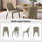 Kanalu 19.5"W Modern Upholstered Dining Chair (Set of 2)-2083676070