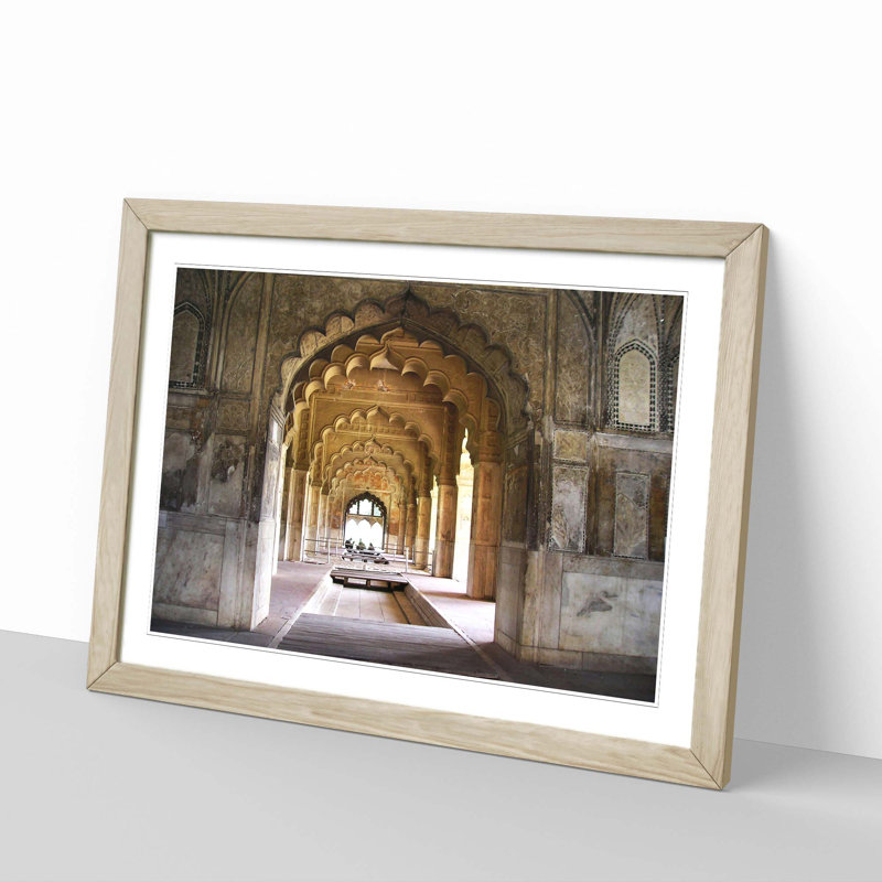 Single Picture Frame Print, Oak