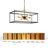 Marval 8-Light Kitchen Island Cage/Lantern Pendant