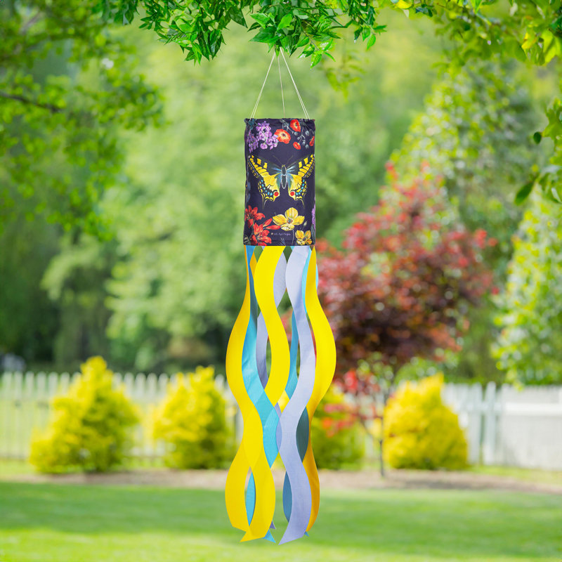 Butterfly Garden Sublimated Windsock