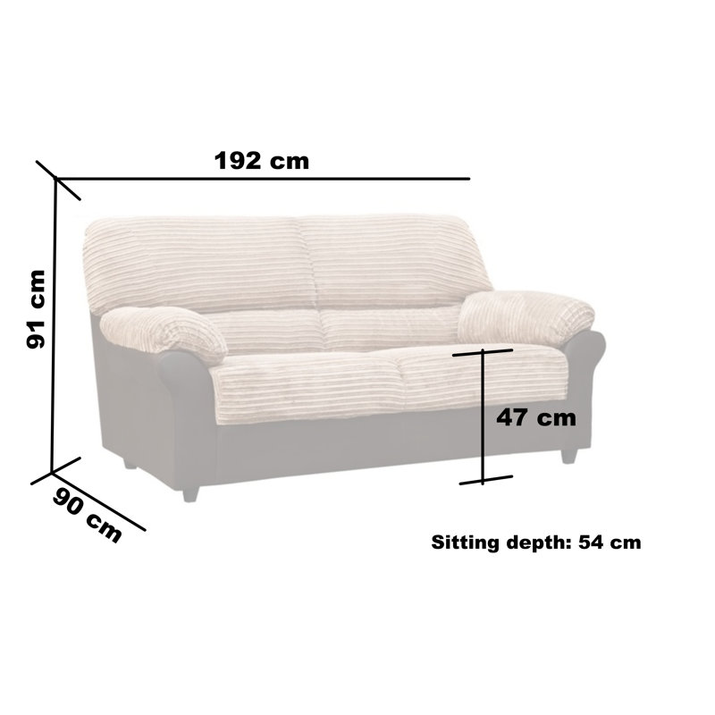 Candy 3 Seater Sofa