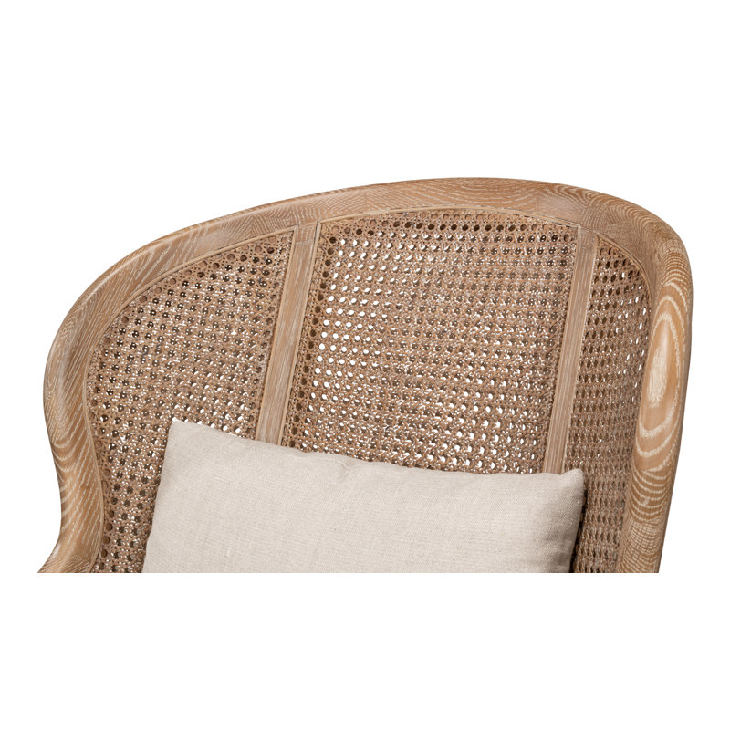 Randolph Linen Wingback Chair