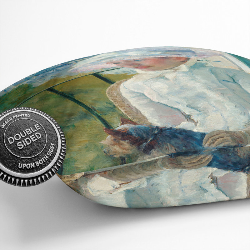 Square Cushion, 40cm H x 40cm W x 15cm D, Cream/Grey/Green