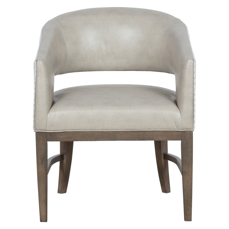 Cleo Leather Grande Arm Chair, 1111 Brown Genuine Leather, Tobacco