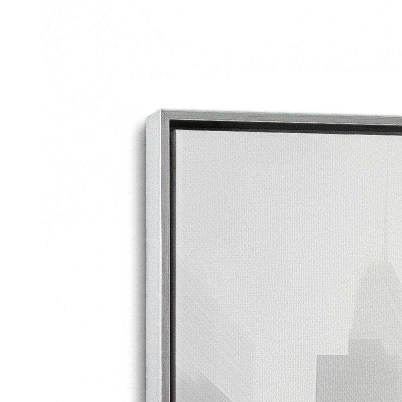 Urban Pulse, 18.75" H x 12.75" W x 1.75" D, Polished Chrome Floater Framed