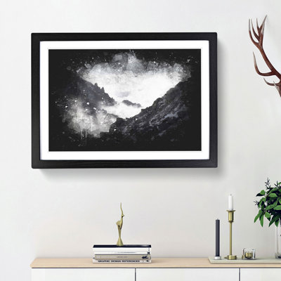 Misty Tatra Mountains in Slovakia - Picture Frame Painting Print
