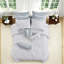Ensemble de literie pour très grand lit Crystal Beach, ensemble d'édredon matelassé 100% coton, style coquillage bleu côtier pour la maison