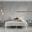 Structure en métal durable au design élégant pour le confort de la chambre à coucher