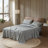 4 Pieces 100% Cotton Flannel Printed Sheet Set,Sage Winter Fauna-122817826-122817823