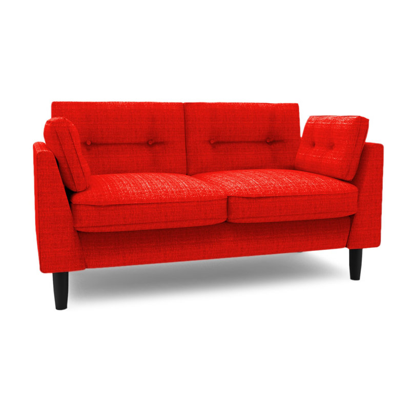 Callier Sofa, Red, 83cm H x 180cm W x 82cm D