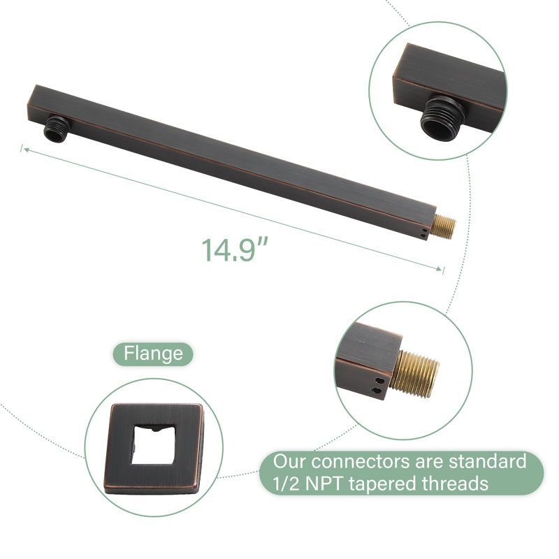 Complete Shower System with Rough in-Valve, Oil Rubber Bronzed