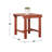 Jennalea Square Eucalyptus Solid Wood Outdoor Side Table , 18 " W 18;18 " D