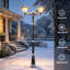 Lampadaire solaire d'extérieur à 2 têtes avec télécommande, lampadaire imperméable Dusk to Dawn pour jardin, allée, allée et jardin
