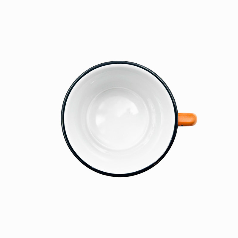 Canvas Home Tinware Stoneware Coffee Mug 16oz, Orange