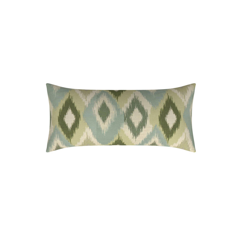 Avila No Decorative Addition Feather Reversible Throw Pillow, Blue Mist, 12"H x 26"W