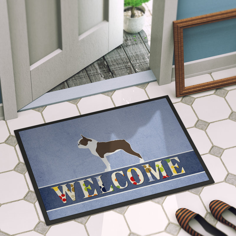 Tapis d'entrée antidérapant 27 po x 18 po, l 24 po x L 36 po