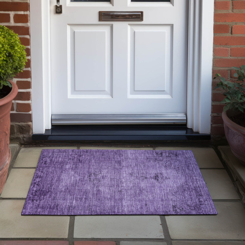 Tapis intérieur / extérieur Ayush, Rectangle 1 pi 8 po x 2 pi 6 po