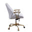 Chaise de bureau en cuir véritable-101954824