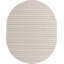 Tapis rayé en polypropylène tissé à la machine intérieur / extérieur gris clair-620485360