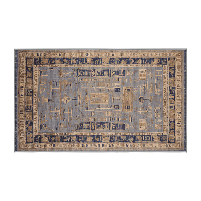 Machine Washable Gray Area Rug, Runner 2' x 5'