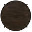 Table basse ronde en bois massif Mavis